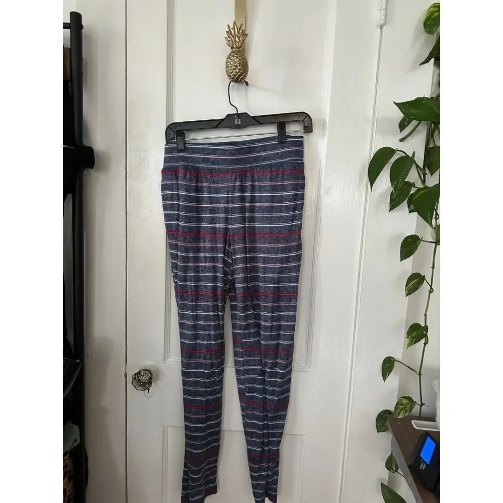 Women’s size Small Gray striped pajama pants